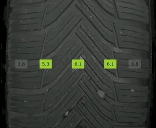 215/60 R17 WINTERREIFEN AUDI Q3 8U 17 ZOLL ALUFELGEN KOMPLETTSATZ 5-7MM - Bild 8