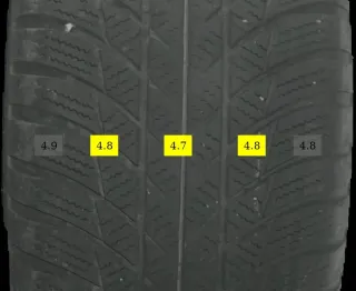 225/50 R17 98H WINTERREIFEN AUDI A5 8W 17 ZOLL ALUMINIUM KOMPLETTSATZ 4-6MM - Bild 7