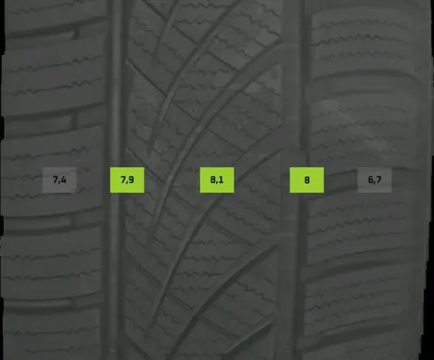 Background image for 2x Allwetterreifen 205/60 R16 96H Optimo All Weather DOT 0725 8mm