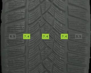 225/55 R17 WINTERREIFEN BMW 5ER G30 17 ZOLL ALUFELGEN 4-7MM KOMPLETTSATZ - Bild 6