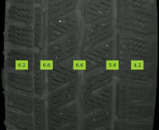 205/65 R16 WINTERREIFEN V-KLASSE W447 16 ZOLL STAHLFELGEN KOMPLETTSATZ 5-6MM - Bild 8