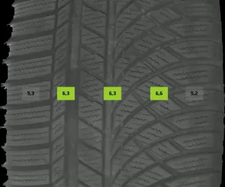 2x Winterreifen 245/35 R20 95w Kumho Wintercraft DOT 2324 6mm - Bild 2