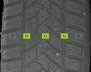 205/55 R17 95V WINTERREIFEN A-KLASSE W177 17 ZOLL ALU KOMPLETTSATZ 6-7MM - Bild 8