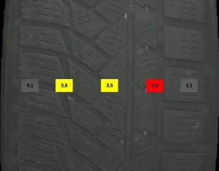 215/65 R17 96H WINTERREIFEN AUDI Q3 F3 17 ZOLL ALU KOMPLETTSATZ 83A071497-8Z8 - Bild 8