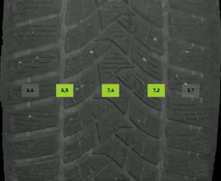 225/40 R19 93W WINTERREIFEN AUDI TT 8S 19 ZOLL ALU KOMPLETTSATZ 6-7MM - Bild 5
