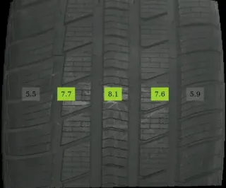 2x 255/50 R20 109W Ganzjahrreifen Radar Dimax 4 season 7mm DOT 2720 - Bild 2