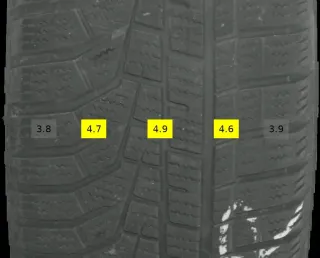 205/60 R16 WINTERREIFEN A-KLASSE W177 16 ZOLL ALUFELGEN 4-6MM KOMPLETTSATZ - Bild 6
