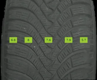 255/65 R17 WINTERREIFEN MERCEDES X-KLASSE 17 ZOLL ALUFELGEN KOMPLETTSATZ 6-7MM - Bild 5