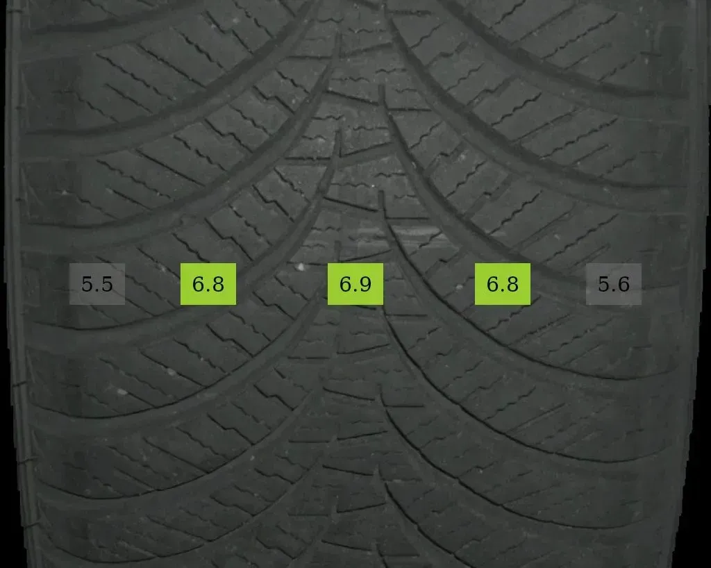 4x 215/45 R17 91W Ganzjahrreifen Falken Euroallseason AS210 6mm DOT 3922 - Bild 1