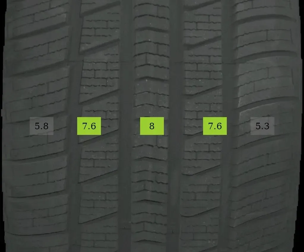 2x 235/50 R18 101W Ganzjahrreifen Radar Dimax 4 season 7mm DOT 4424 - Bild 1