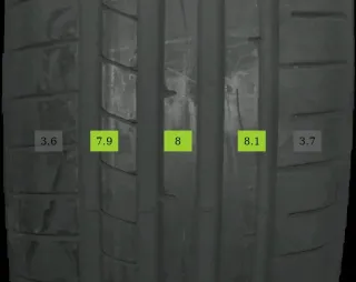 4x 205/45 R18 90Y Sommerreifen Dunlop Sportmaxx 7mm DOT 1621 - Bild 1
