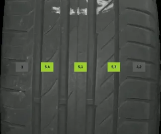 235/60 R18 103V SOMMERREIFEN GLC W253 18 ZOLL ALUMINIUM Kompletträder 4-5MM - Bild 5