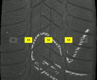 235/60 R18 103H WINTERREIFEN GLC W253 18 ZOLL ALUMINIUM KOMPLETTSATZ A2534010800 - Bild 5