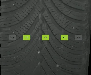 205/60 R16 92H WINTERREIFEN VW T-ROC 16 ZOLL STAHL KOMPLETTSATZ 6-7MM - Bild 5