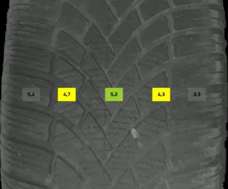 215/55 R16 98V WINTERREIFEN SKODA SUPERB 3V 16 ZOLL ALUMINIUM KOMPLETTSATZ 3MM - Bild 6