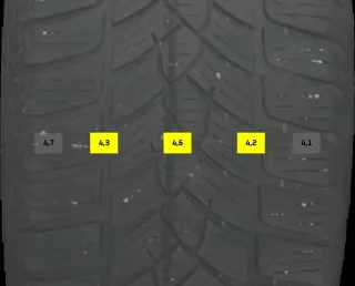 205/55 R16 91H WINTERREIFEN OPEL ASTRA F 16 ZOLL STAHL KOMPLETTSATZ 4-5MM - Bild 7