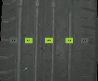 4X SOMMERREIFEN 235/60 R18 107V CONTINENTAL ECOCONTACT 6-7mm - Bild 1