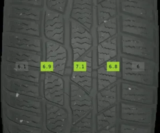 215/60 R17 WINTERREIFEN MERCEDES GLA W156 17 ZOLL ALUFELGEN KOMPLETTSATZ - Bild 5