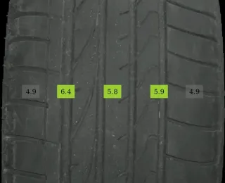 4x 235/55 R19 101V Sommerreifen Bridgestone Dueler 5-6mm DOT *21 - Bild 1