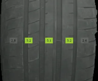2x 255/40 R18 99Y Sommerreifen Goodyear Eagle F1 5 MO 4-5mm DOT 4522 - Bild 2
