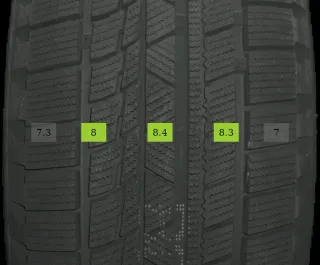 4x 245/50 R18 104V Winterreifen Tourador Winter 7-8mm DOT 3023 - Bild 4