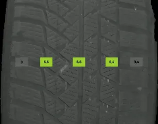 255/55 R19 111H WINTERREIFEN AUDI E-TRON 4KE 19 ZOLL ALU KOMPLETTSATZ 5-6MM - Bild 7