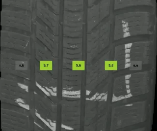 215/55 R16 98V WINTERREIFEN SKODA SUPERB 3V 16 ZOLL ALUMINIUM KOMPLETTSATZ 4-6MM - Bild 5