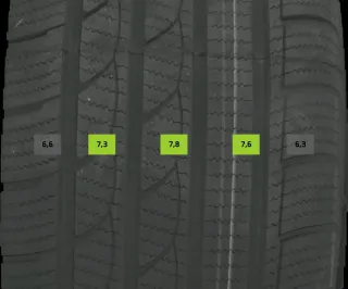 2x Winterreifen 235/55 R19 105V Imperial ICE-PLUS DOT 1026 7mm - Bild 1