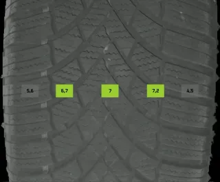 235/55 R19 101T WINTERREIFEN VW ID.4 19 ZOLL STAHL KOMPLETTSATZ 5-6MM - Bild 8