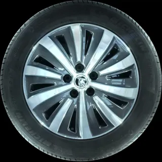 215/55 R17 94V SOMMERREIFEN SKODA SUPERB 3V 17 ZOLL ALU KOMPLETTSATZ 3V0601025AH - Bild 1