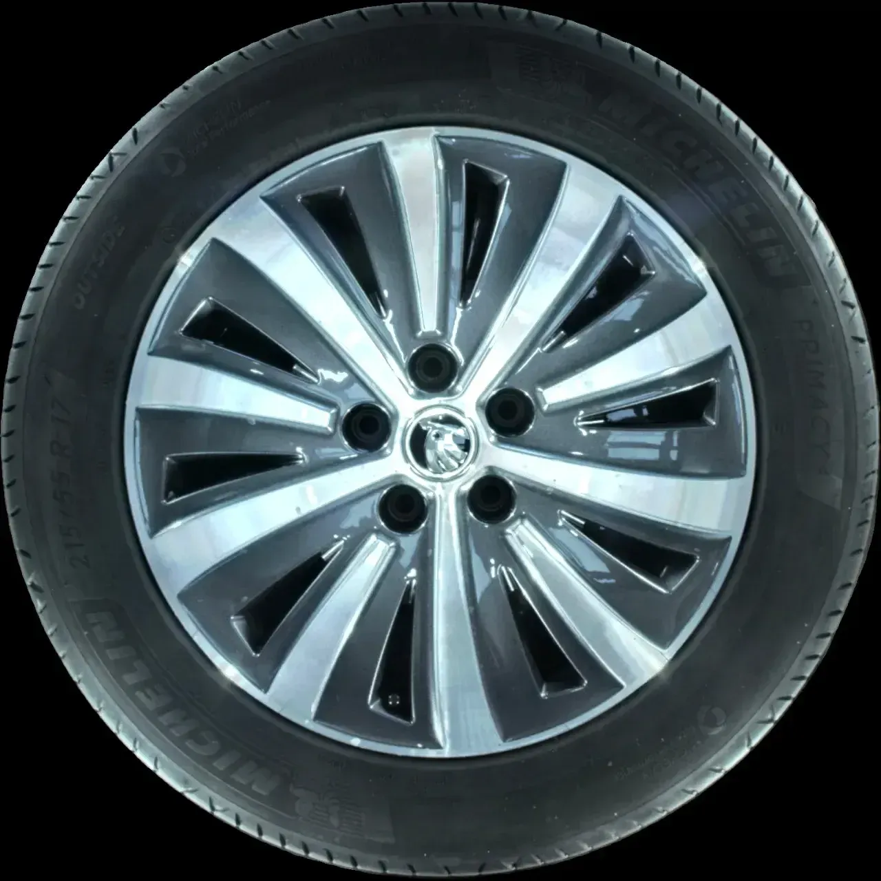 215/55 R17 94V SOMMERREIFEN SKODA SUPERB 3V 17 ZOLL ALU KOMPLETTSATZ 3V0601025AH - Bild 1