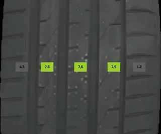 2x Sommerreifen 235/45 R21 101Y Falken Azenis  DOT 1825 7mm - Bild 1