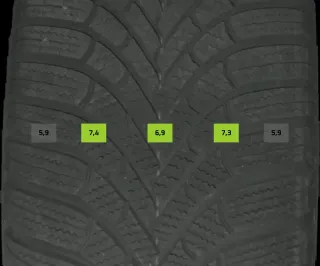 205/55 R16 91H WINTERREIFEN VW GOLF 8 VIII 16 ZOLL STAHL KOMPLETTRÄDER 5-6MM - Bild 6