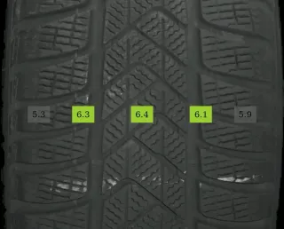 225/60 R17 WINTERREIFEN AUDI A6 4K 17 ZOLL ALUFELGEN KOMPLETTSATZ 4-6MM - Bild 8