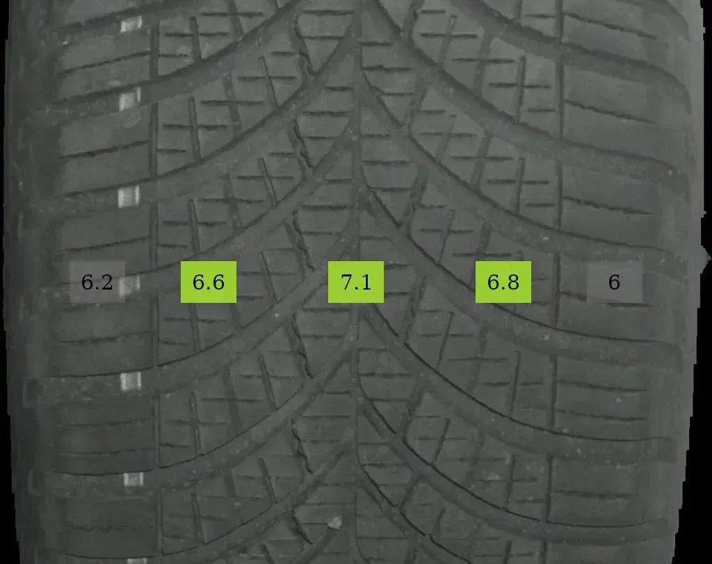 2x 205/55 R17 95V Ganzjahrreifen Goodyear 4 Season 4-6mm DOT 3120/ 3821 - Bild 1