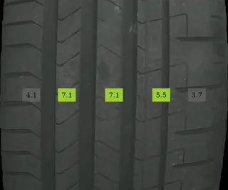 2x 255/35 R20 93(Y) Sommerreifen Pirelli P Zero 7mm DOT 1524 - Bild 1