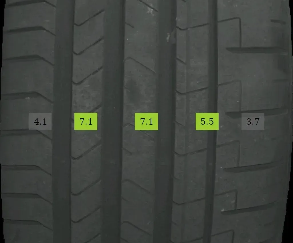 2x 255/35 R20 93(Y) Sommerreifen Pirelli P Zero 7mm DOT 1524 - Bild 1