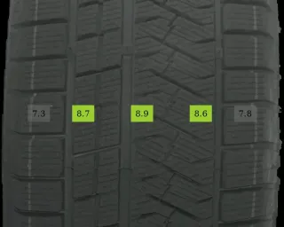 4x 225/55 R18 102V Winterreifen Triangle Snowlink 8mm DOT 3224 - Bild 5