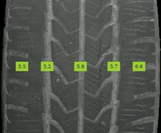 4x 235/65 R16 115S Winterreifen Goodyear Ultra GRIP Cargo 4-5mm DOT 3619 - Bild 2