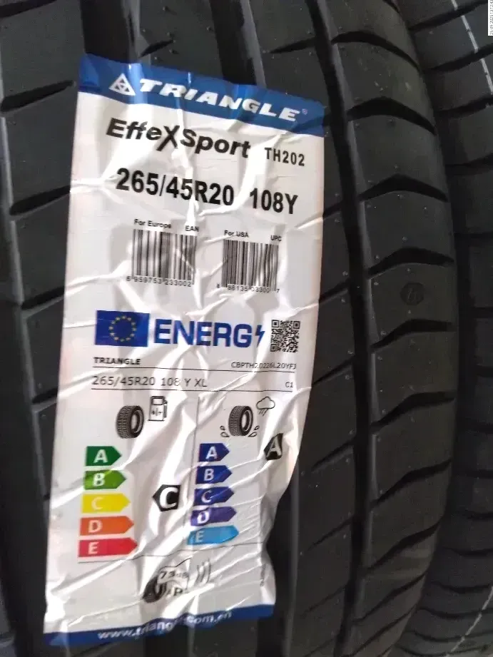 2x 265/45 R20 108Y Sommerreifen Triange Effex Sport TH202 7mm DOT 2125 - Bild 1