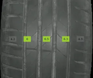 2x 235/50 R19 99W Sommerreifen Bridgestone TURANZA T005 6mm DOT 0423 - Bild 2