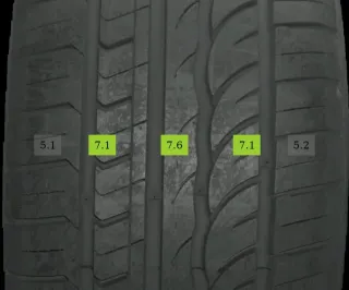 4x 255/60 R17 110V Sommerreifen Radar Sport Touring  7mm DOT 1220 - Bild 4
