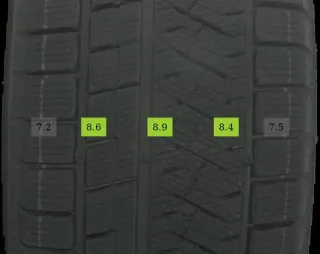 4x 225/55 R18 102V Winterreifen Triangle Snowlink 8mm DOT 3224 - Bild 3
