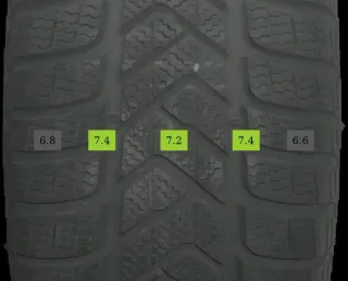 235/40 R18 WINTERREIFEN AMG A-KLASSE W176 18 ZOLL ALU KOMPLETTSATZ A1764010800 - Bild 6