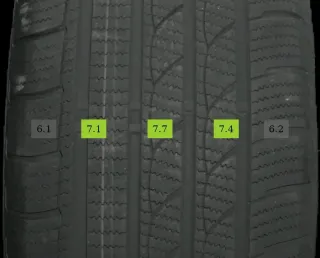 4x 235/55 R19 100V Winterreifen Imperial ICE-Plus S210 7mm DOT 1525 - Bild 4