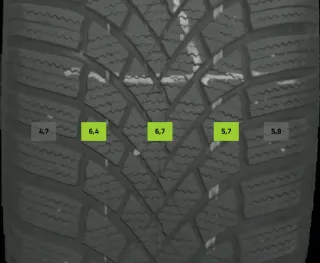 205/50 R17 93H WINTERREIFEN VW GOLF 8 VIII 17 ZOLL ALU KOMPLETTSATZ 4-5MM - Bild 5