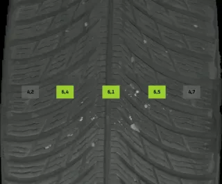 245/45 R17 98H WINTERREIFEN C-KLASSE W206 17 ZOLL ALUMINIUM KOMPLETTSATZ 4-5MM - Bild 7