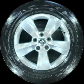 215/60 R16 95V SOMMERREIFEN SKODA SUPERB 3V 16 ZOLL ALU KOMPLETTSATZ 4.1 3.57 MM - Bild 4