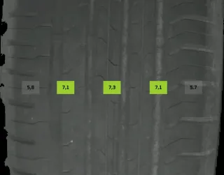 4X SOMMERREIFEN 235/60 R18 107V CONTINENTAL ECOCONTACT 6-7mm - Bild 4