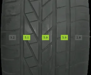 2x 245/40 R20 99Y Sommerreifen Goodyear Excellence 5mm DOT 0619 - Bild 1